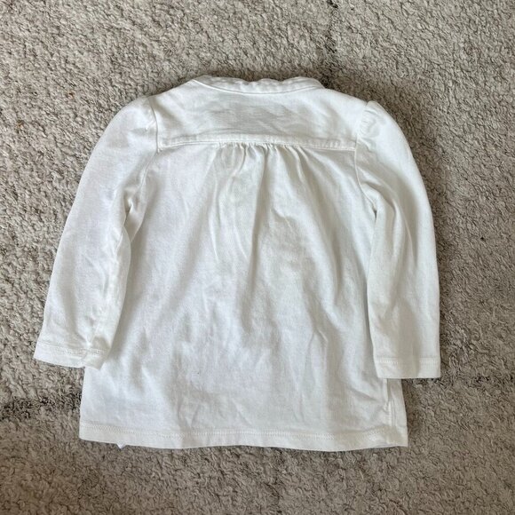 Vintage Ralph Lauren Baby Girl Ruffled Shirt 6 months - Picture 3 of 4